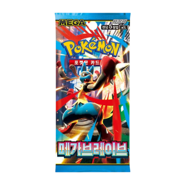 Korean Pokemon TCG: Mega Brave Booster Pack
