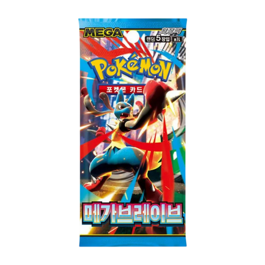 Korean Pokemon TCG: Mega Brave Booster Pack